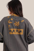 Reversible cotton milton printed coat